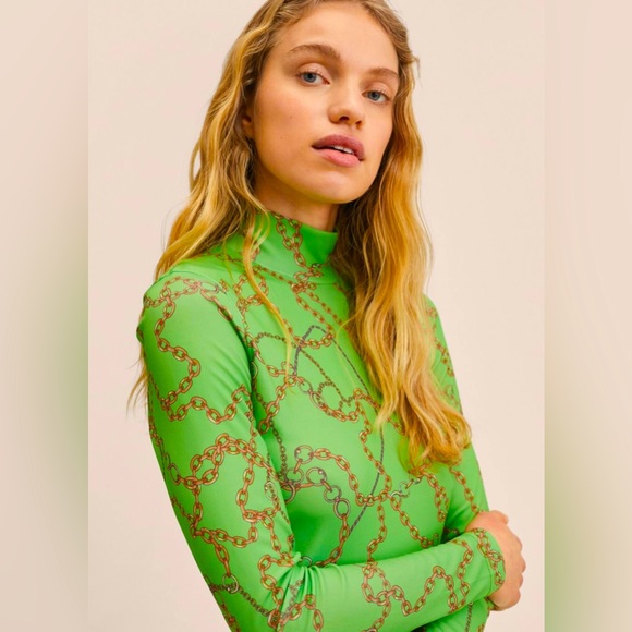 MANGO • Chain Print Dress - Picture 7 of 14